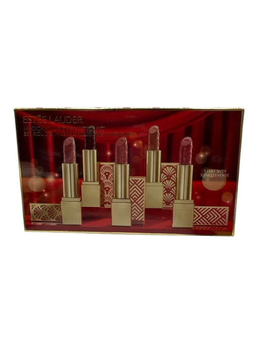 Estee Lauder Red & Gold Lipstick make up Red & Gold