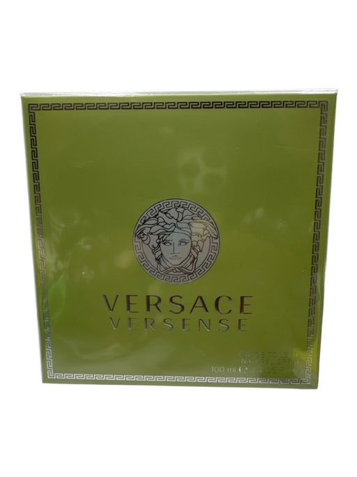 Versace Light Green & Silver Glass Eau de Toilette 3.4 FL OZ Perfume Light Green & Silver