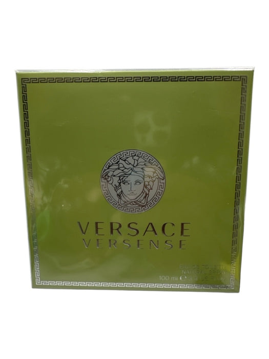 Versace Light Green & Silver Glass Eau de Toilette 3.4 FL OZ Perfume Light Green & Silver