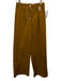 Maeve by ANTHROPOLGIE Size 26T Dark Yellow Cotton Blend Pleated Front Pants Dark Yellow / 26T
