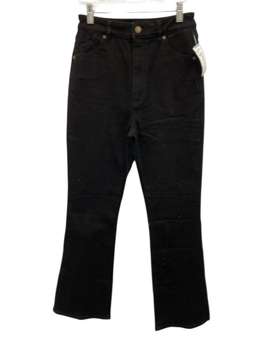 Rolla's Size 27 Black Cotton Blend Denim High Rise Button & Zip Fly Jeans Black / 27