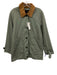 J. Crew Size XS Dusty Green & Orange Cotton Corduroy Collar Button Front Jacket Dusty Green & Orange / XS