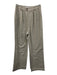 Reformation Size 6 Beige Acrylic & Wool Blend Pleated Front High Rise Pants Beige / 6