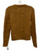 Polo Ralph Lauren Size M Tan Brown Wool & Cashmere Cable Knit Ribbed Hem Sweater Tan Brown / M