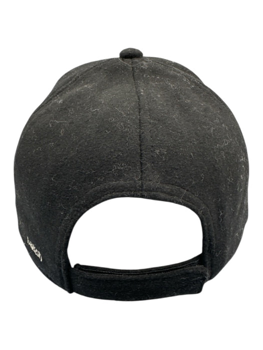Ba&sh Black Wool & Polyester Felt Embroidered Detail Adjustable Baseball Cap Hat Black / U