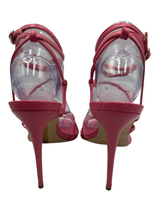 Sam Edelman Shoe Size 8.5 Pink Leather Upper Strappy Wrap Detail Sandals Pink / 8.5