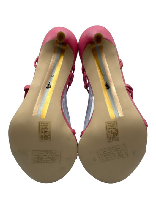 Sam Edelman Shoe Size 8.5 Pink Leather Upper Strappy Wrap Detail Sandals Pink / 8.5