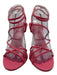 Sam Edelman Shoe Size 8.5 Pink Leather Upper Strappy Wrap Detail Sandals Pink / 8.5