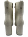 Sam Edelman Shoe Size 9.5 Cream White & Brown Leather Upper Patent Detail Boots Cream White & Brown / 9.5