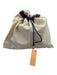 Tory Burch Chartreuse, Brown & White Leather Monogram Drawstring Top Bucket Bag Chartreuse, Brown & White