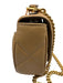 Tory Burch Beige Leather Quilted Flap Logo Detail Shoulder Bag Beige / Mini