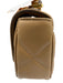 Tory Burch Beige Leather Quilted Flap Logo Detail Shoulder Bag Beige / Mini