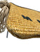 Marni Brown, Beige & Black Print Straw Woven Rope Strap Zip Top Shoulder Bag Brown, Beige & Black Print