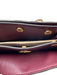 Tory Burch Cream White, Green & Brown Canvas & Leather Gingham Top Handle Bag Cream White, Green & Brown / Petite