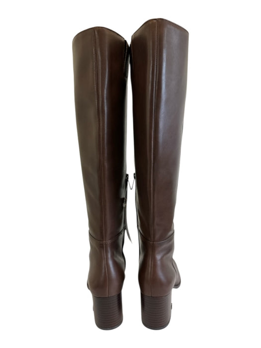 Sam Edelman Shoe Size 9 Dark Brown Leather Upper Side Zip Round Almond Toe Boots Dark Brown / 9