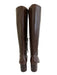 Sam Edelman Shoe Size 9 Dark Brown Leather Upper Side Zip Round Almond Toe Boots Dark Brown / 9