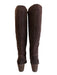 Sam Edelman Shoe Size 9 Dark Brown Leather Upper Suede Pointed Almond Toe Boots Dark Brown / 9