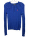 Polo Ralph Lauren Size Small Blue Cotton Long Sleeve Cable Knit Sweater Blue / Small