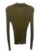 & Other Stories Size XS Olive Green Wool Long Sleeve Button Front Ribbed Top Olive Green / XS