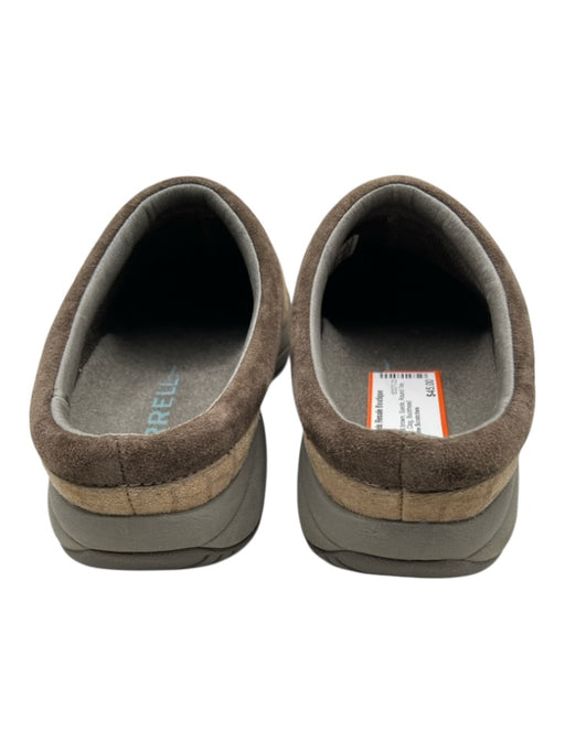 Merrell Shoe Size 8.5 Tan & brown Suede Round Toe Croc Slide Clog Flats Tan & brown / 8.5