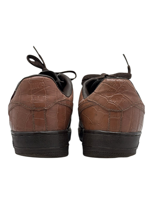 Nike Shoe Size 8.5 AS IS Brown Leather Snake Print Low Top Lace Up Men's Shoes Brown / 8.5