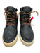 Polo Ralph Lauren Shoe Size 9 Black & Brown Leather High Top Lace Up Men's Shoes Black & Brown / 9