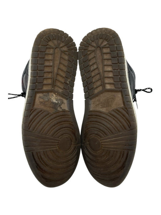 Jordan Shoe Size 9.5 AS IS Black, Gray, Red Leather Lace Up Mid Top Men's Shoes Black, Gray, Red / 9.5