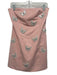 Mare Mare Size Small Light Pink Polyester Silver Accents Butterflies Mini Dress Light Pink / Small