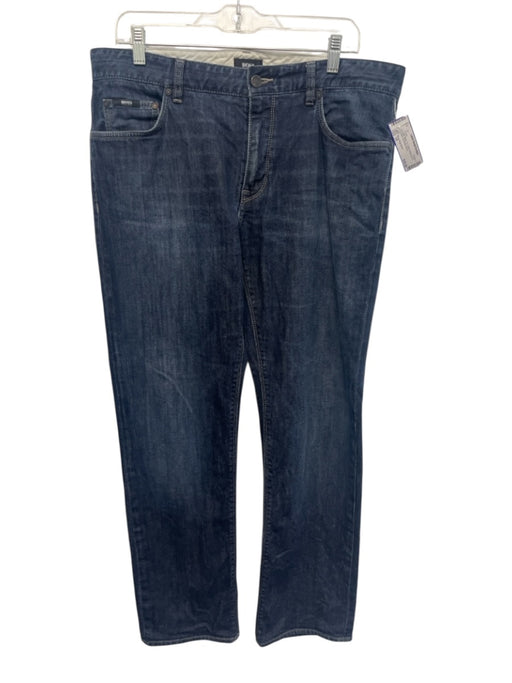 Boss Hugo Boss Size 35 Dark Wash Cotton Denim Zip Fly Jean Men's Pants Dark Wash / 35