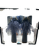 Antonio Melani Shoe Size 7.5 Blue Velvet Ostrich Feathers Bow Detail Shoes Blue / 7.5