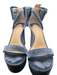Antonio Melani Shoe Size 7.5 Blue Velvet Ostrich Feathers Bow Detail Shoes Blue / 7.5