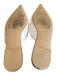 Steve Madden Shoe Size 7.5 White Fabric Pointed Toe Pearl Detail Flat Mule Shoes White / 7.5