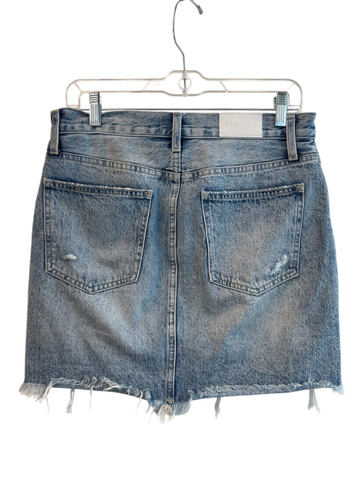 Pistola Size 28 Blue 100% Cotton Denim Medium Wash distressed Cutoff Skirt Blue / 28