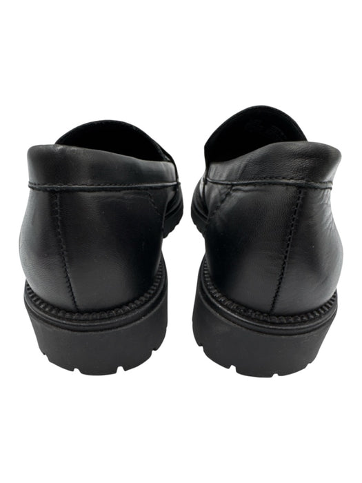 Tamaris Shoe Size 40 Black Leather Loafer Shoes Black / 40