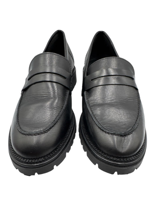 Tamaris Shoe Size 40 Black Leather Loafer Shoes Black / 40