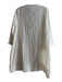 Pomander Place Size Small White Cotton V Neck Pockets A Line Long Sleeve Dress White / Small