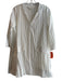 Pomander Place Size Small White Cotton V Neck Pockets A Line Long Sleeve Dress White / Small