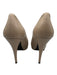 Stuart Weitzman Shoe Size 9.5 Taupe Leather Stiletto Platform Round Toe Pumps Taupe / 9.5