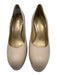 Stuart Weitzman Shoe Size 9.5 Taupe Leather Stiletto Platform Round Toe Pumps Taupe / 9.5