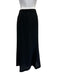 Chanel Size 40 Black Wool Maxi Back Zip Vintage Skirt Black / 40