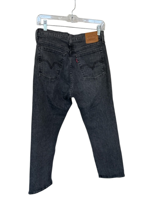 Levis Size 28 Gray Cotton Denim Straight Jeans Gray / 28
