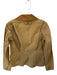 Ralph Lauren Rugby Size XS Dark Khaki Cotton & Leather Front Pockets Jacket Dark Khaki / XS