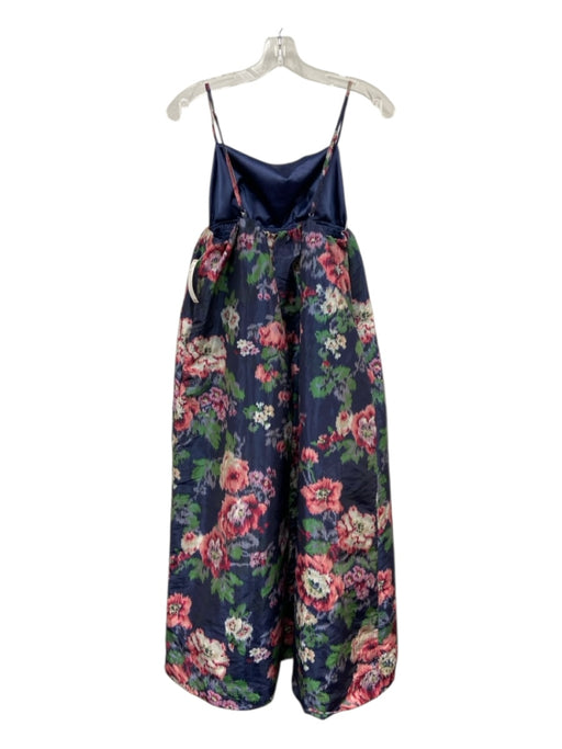 BHLDN Size S Blue, Green, Pink Polyester & Polyamide Spaghetti Strap Midi Dress Blue, Green, Pink / S