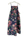 BHLDN Size S Blue, Green, Pink Polyester & Polyamide Spaghetti Strap Midi Dress Blue, Green, Pink / S