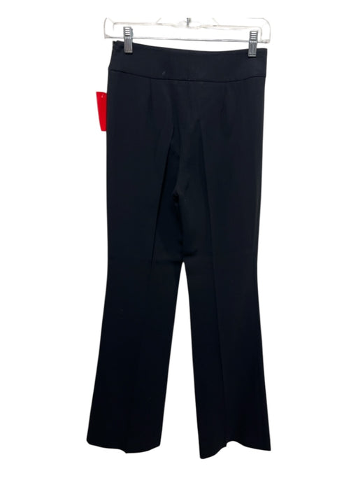 Akris Size 4 Black Wool High Rise Paneled Flare Pants Black / 4