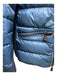 Moncler AS IS - General Wear Size 3 Navy & Blue Polyamide Blend Zipper Jacket Navy & Blue / 3
