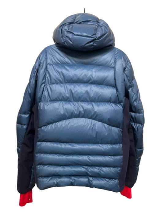 Moncler AS IS - General Wear Size 3 Navy & Blue Polyamide Blend Zipper Jacket Navy & Blue / 3