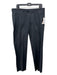 Massimo Rebecchi Size 50 Black Cotton Blend Solid Khakis Men's Pants Black / 50