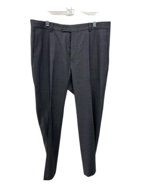 Gucci Size Est 50 Dark Gray Wool Solid Dress Men's Pants Dark Gray / Est 50