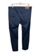 Massimo Dutti Size Est 34 Navy Cotton Blend Solid Khakis Men's Pants Navy / Est 34